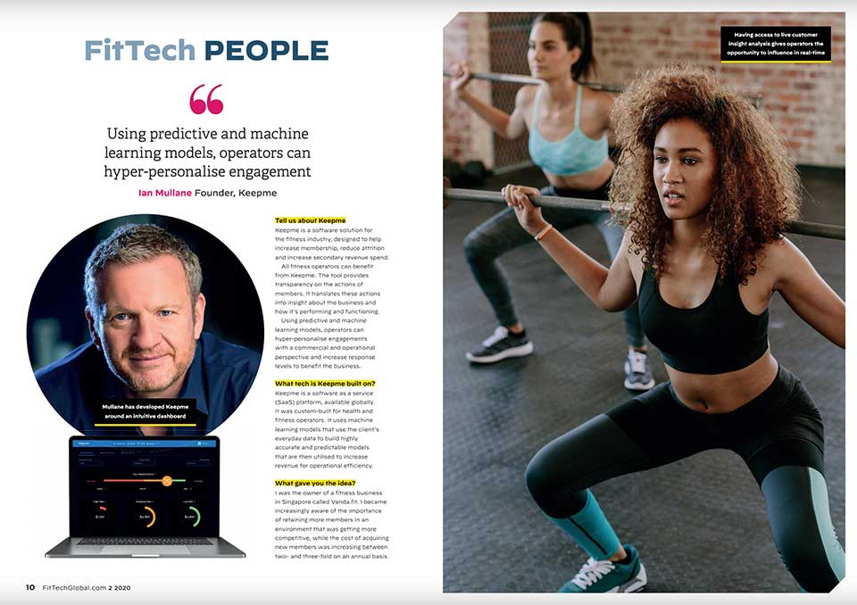 FitTech Interview's KeepMe CEO, Ian Mullane - Interview Page 1