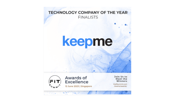 Keepme - Awards of Excellence finalist