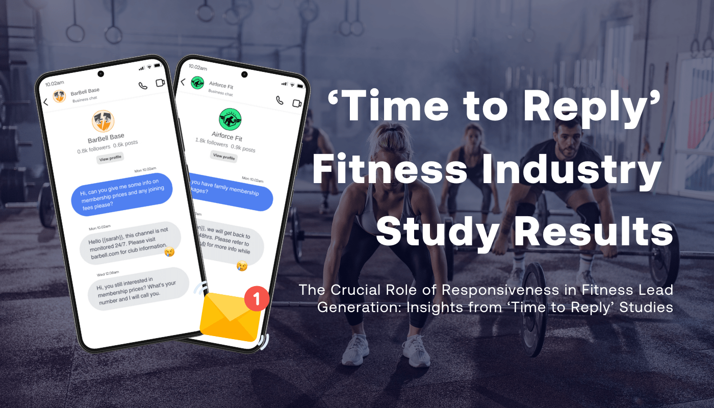 The Crucial Role of Responsiveness in Fitness Lead Generation: Insights from ‘Time to Reply’ Studies