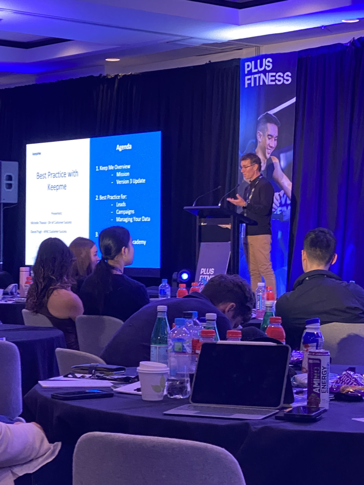 Keepme Customer Success Team Shines as Gold Sponsor at Plus Fitness Event