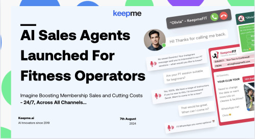 WellNation: Keepme unveils AI sales agents together with fitness industry study